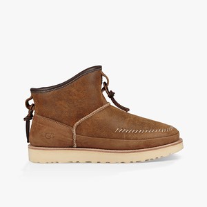 Ugg Campfire Bomber Pull-On Men Classic Boots Brown (3871OHIMD)